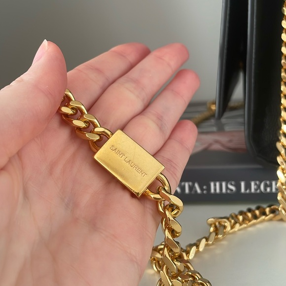 Saint Laurent Kate Medium Grain de Poudre Shoulder Bag - Picture 10 of 15